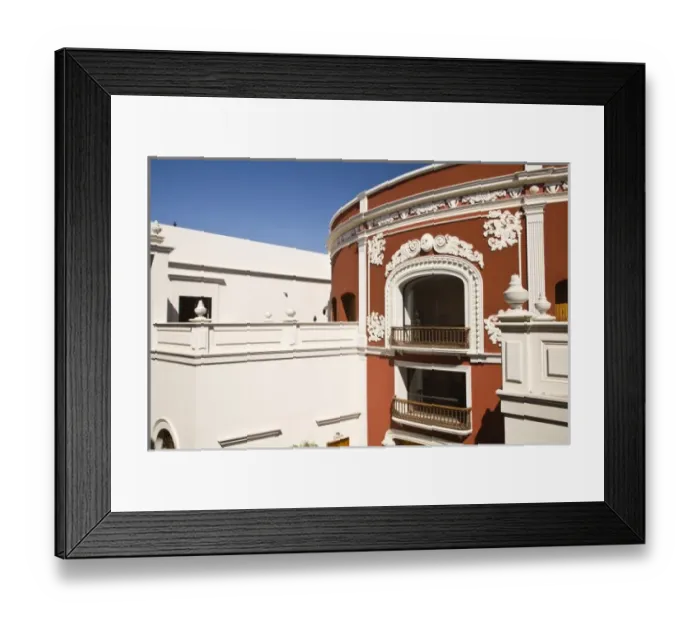 Framed Print : Old Town Historic District, Colonial Mazatlan, Sinaloa State, Mexico