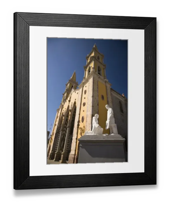 Framed Print : Cathedral of Immaculate Conception, built in 1856 with a mix of Spanish and Moorish style Framed Print : Cathedral of Immaculate Conception, built in 1856 with a mix of Spanish and Moorish style