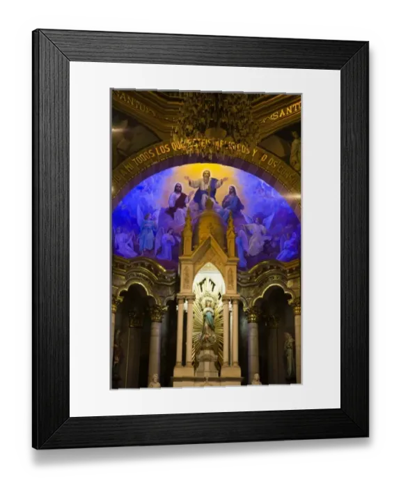 Framed Print : Cathedral of Immaculate Conception, built in 1846, Historic District, Old Mazatlan