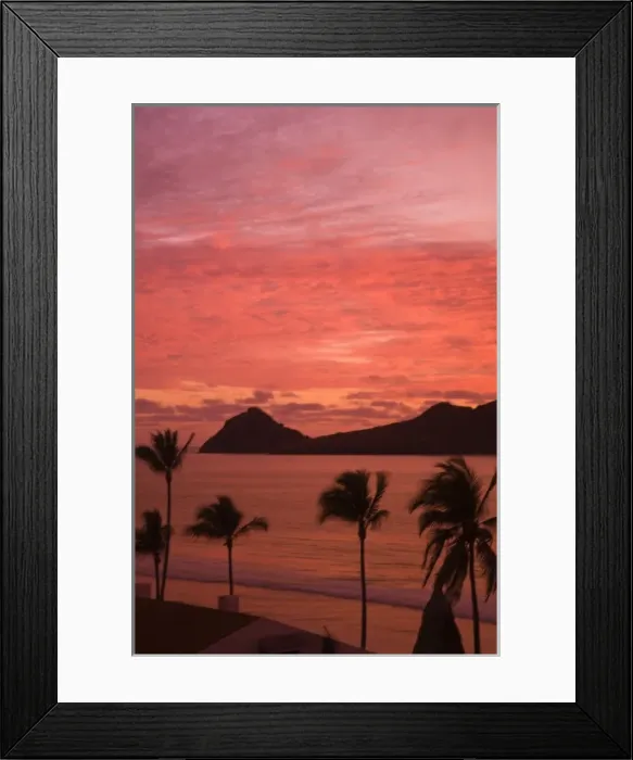 Framed Print : Aerial View of Deer Island from Golden Zone Hotel, Mazatlan, Sinaloa State, Mexico Framed Print : Aerial View of Deer Island from Golden Zone Hotel, Mazatlan, Sinaloa State, Mexico