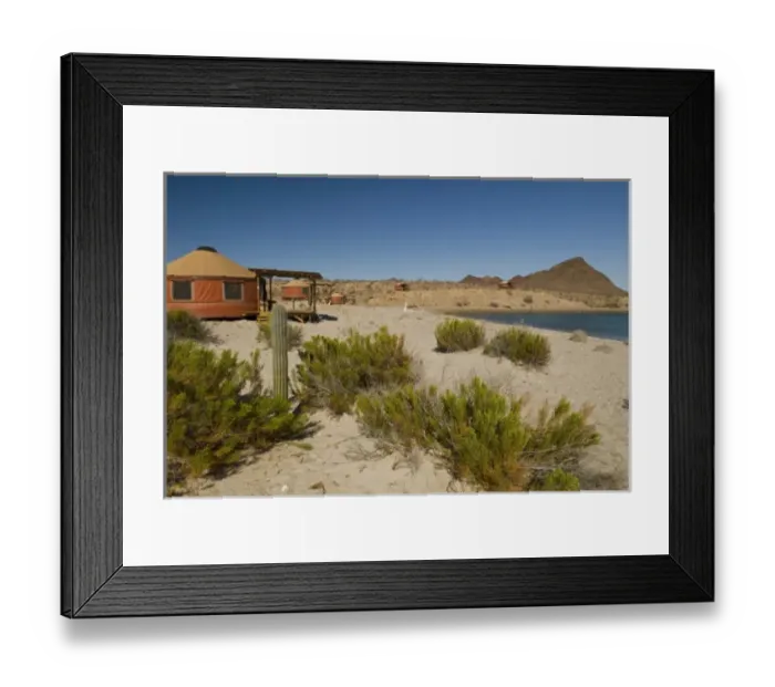 Framed Print : Mexico, Baja California, Midriff Islands, Bahia de las Animas (Bay of the Spirits)