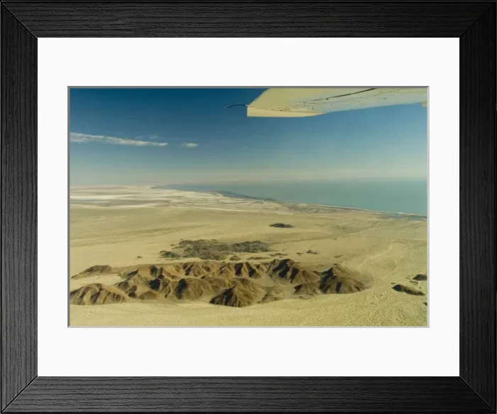 Framed Print : Mexico, Baja California. Salt flats and volcanic features just north of San Felipe Framed Print : Mexico, Baja California. Salt flats and volcanic features just north of San Felipe