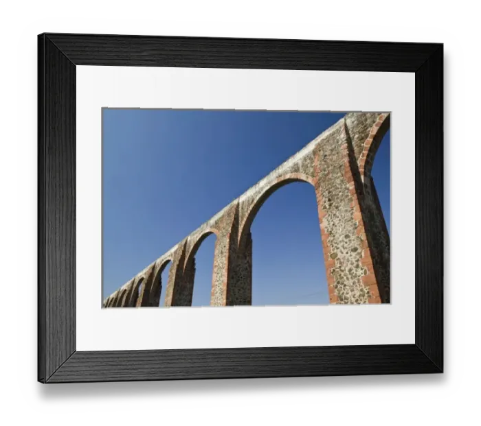 Framed Print : Mexico, Queretaro State, Queretaro. Los Arcos Aqueduct (b. 1726-1735) 1. 28 km long Framed Print : Mexico, Queretaro State, Queretaro. Los Arcos Aqueduct (b. 1726-1735) 1. 28 km long