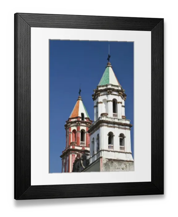 Framed Print : Mexico, Queretaro State, Queretaro. Templo de la Congregacion Church