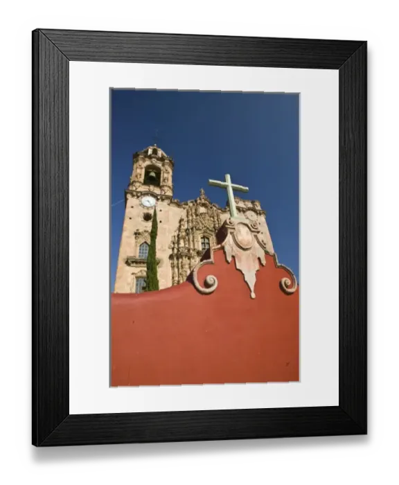 Framed Print : Mexico, Guanajuato State, Guanajuato. Templo de San Cayetano de la Valenciana Church- (b Framed Print : Mexico, Guanajuato State, Guanajuato. Templo de San Cayetano de la Valenciana Church- (b