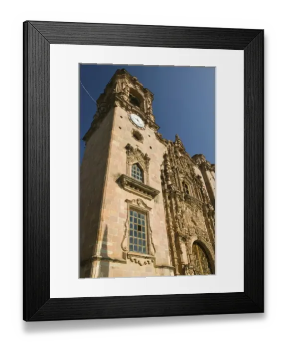 Framed Print : Mexico, Guanajuato State, Guanajuato. Templo de San Cayetano de la Valenciana Church- (b Framed Print : Mexico, Guanajuato State, Guanajuato. Templo de San Cayetano de la Valenciana Church- (b