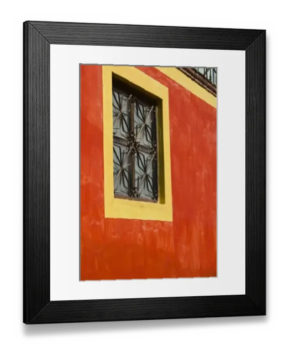 Framed Print : Mexico, Guanajuato State, Guanajuato. Callejon El Potrero Street- Colorful Housefront Framed Print : Mexico, Guanajuato State, Guanajuato. Callejon El Potrero Street- Colorful Housefront