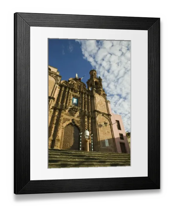 Framed Print : Mexico, Guanajuato State, Guanajuato. Iglesia de Pardo Church / Exterior / Sunset Framed Print : Mexico, Guanajuato State, Guanajuato. Iglesia de Pardo Church / Exterior / Sunset