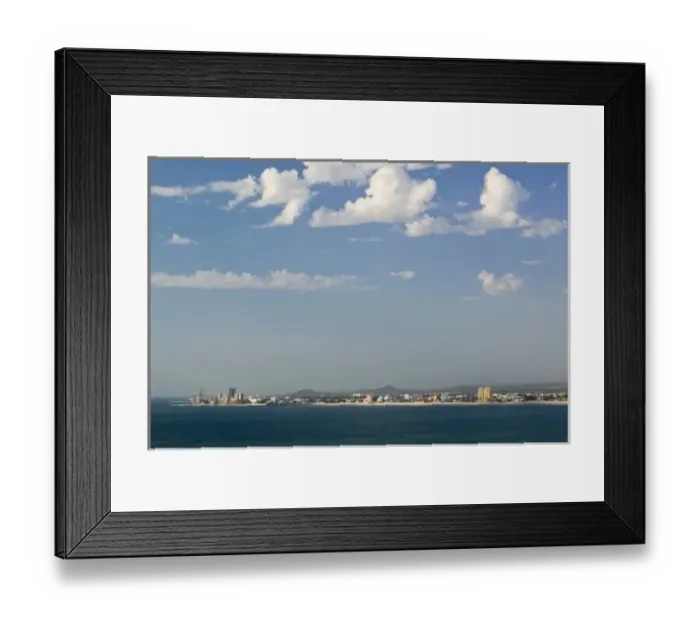 Framed Print : Mexico, Sinaloa State, Mazatlan. View towards the Zona Dorada / Daytime Framed Print : Mexico, Sinaloa State, Mazatlan. View towards the Zona Dorada / Daytime