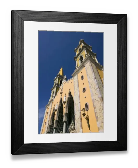 Framed Print : Mexico, Sinaloa State, Mazatlan. Old Mazatlan- Cathedral (b. 1890) Framed Print : Mexico, Sinaloa State, Mazatlan. Old Mazatlan- Cathedral (b. 1890)
