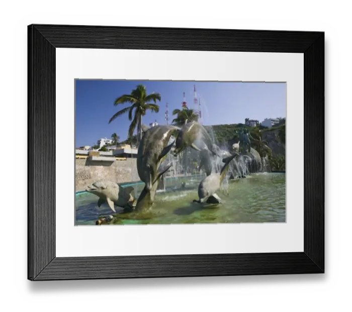 Framed Print : Mexico, Sinaloa State, Mazatlan. Playa Olas Altas Beach- Beachfront Kitsch Monuments Framed Print : Mexico, Sinaloa State, Mazatlan. Playa Olas Altas Beach- Beachfront Kitsch Monuments