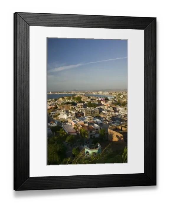Framed Print : Mexico, Sinaloa State, Mazatlan. Playa Norte Beach from Cerro de la Neveria Hill Framed Print : Mexico, Sinaloa State, Mazatlan. Playa Norte Beach from Cerro de la Neveria Hill