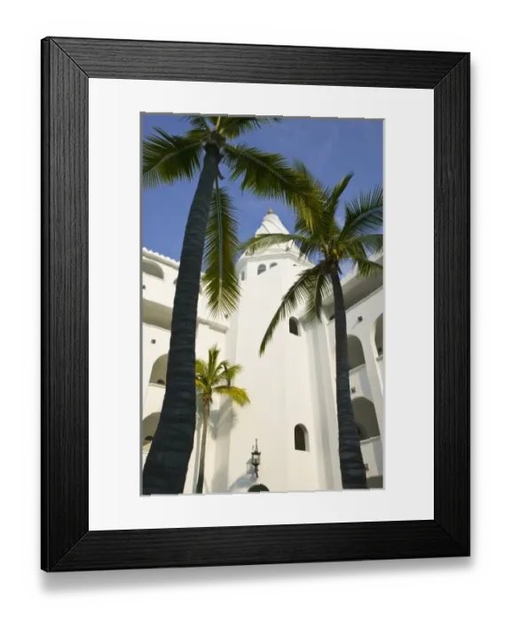 Framed Print : Mexico, Colima, Manzanillo. Brisas Las Hadas Resort / Late Afternoon / Building Detail Framed Print : Mexico, Colima, Manzanillo. Brisas Las Hadas Resort / Late Afternoon / Building Detail