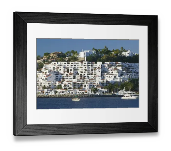 Framed Print : Mexico, Colima, Manzanillo. Brisas Las Hadas Resort / Morning View Framed Print : Mexico, Colima, Manzanillo. Brisas Las Hadas Resort / Morning View