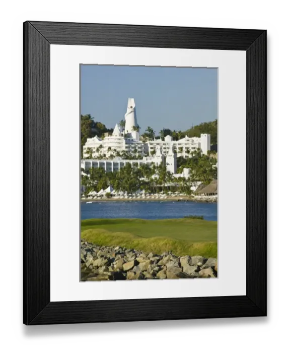 Framed Print : Mexico, Colima, Manzanillo. Brisas Las Hadas Resort / Morning View Framed Print : Mexico, Colima, Manzanillo. Brisas Las Hadas Resort / Morning View