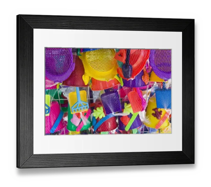 Framed Print : Mexico, Guerrero, Zihuatanejo. Tourist Market- Beach Toys Framed Print : Mexico, Guerrero, Zihuatanejo. Tourist Market- Beach Toys