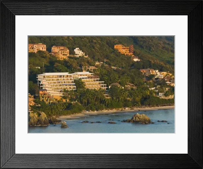 Framed Print : Mexico, Guerrero, Zihuatanejo. Sunset View towards Playa La Ropa Framed Print : Mexico, Guerrero, Zihuatanejo. Sunset View towards Playa La Ropa