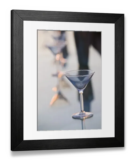 Framed Print : Mexico, Guerrero, Ixtapa. Playa del Palmar / Beachside Bar Cocktail Glass / Dusk Framed Print : Mexico, Guerrero, Ixtapa. Playa del Palmar / Beachside Bar Cocktail Glass / Dusk