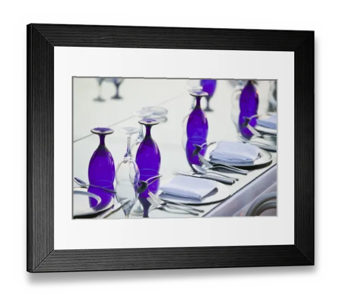Framed Print : Mexico, Guerrero, Ixtapa. Playa del Palmar / Beachside Cafe / Outdoor Dining Table Framed Print : Mexico, Guerrero, Ixtapa. Playa del Palmar / Beachside Cafe / Outdoor Dining Table