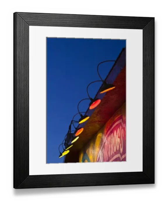 Framed Print : Mexico, Guerrero, Ixtapa. Detail of Senor Frog Bar Sign