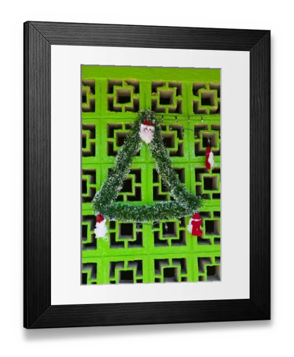 Framed Print : Mexico, Guerrero, Barra de Potosi. Village Christmas Decoration Framed Print : Mexico, Guerrero, Barra de Potosi. Village Christmas Decoration