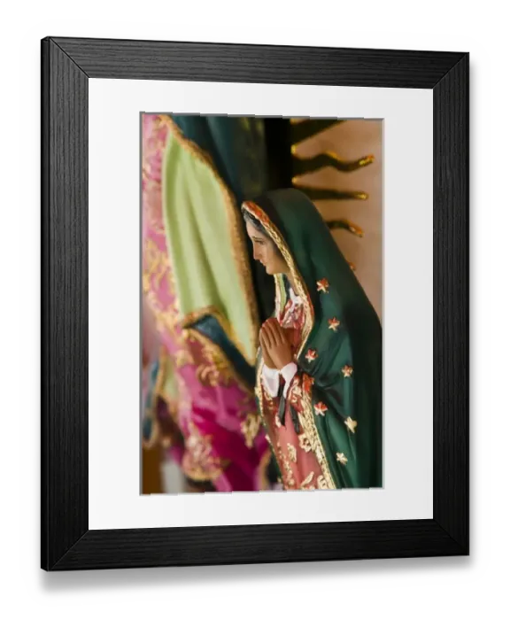 Framed Print : Mexico, Guerrero, Petatlan. Virgin of Guadalupe Art at the Santuario Nacional del Framed Print : Mexico, Guerrero, Petatlan. Virgin of Guadalupe Art at the Santuario Nacional del