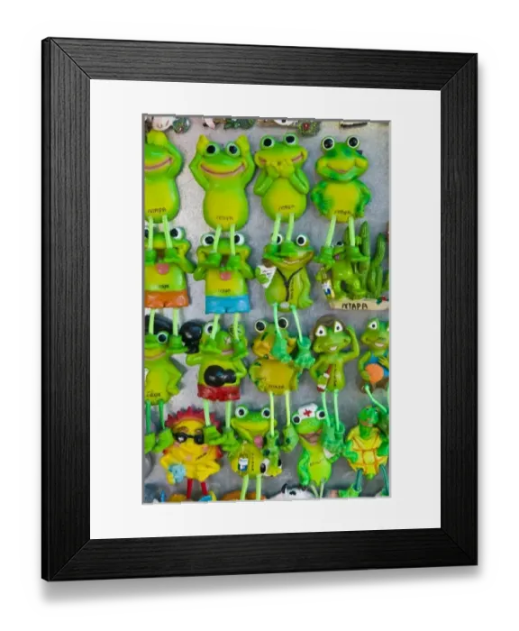 Framed Print : Mexico, Guerrero, Ixtapa. Mexican Souvenir Toys