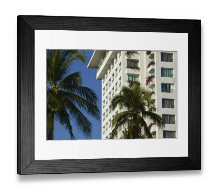 Framed Print : Mexico, Guerrero, Ixtapa. Playa del Palmar / Emporio Ixtapa Hotel Framed Print : Mexico, Guerrero, Ixtapa. Playa del Palmar / Emporio Ixtapa Hotel