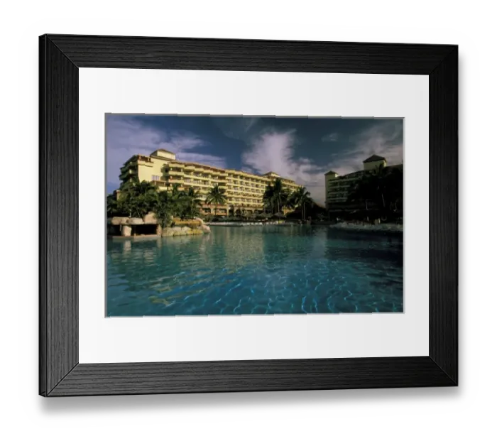 Framed Print : North America, Mexico, Jalisco, Puerto Vallarta. Marina Marriot Hotel pool Framed Print : North America, Mexico, Jalisco, Puerto Vallarta. Marina Marriot Hotel pool