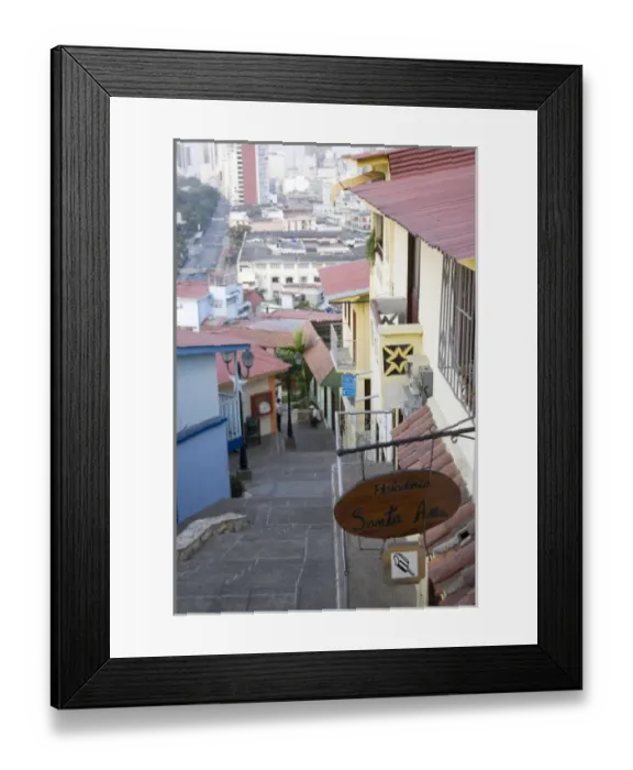 Framed Print : Ecuador, Guayaquil. An ice cream shop is one of the many buseinesses that tourists Framed Print : Ecuador, Guayaquil. An ice cream shop is one of the many buseinesses that tourists