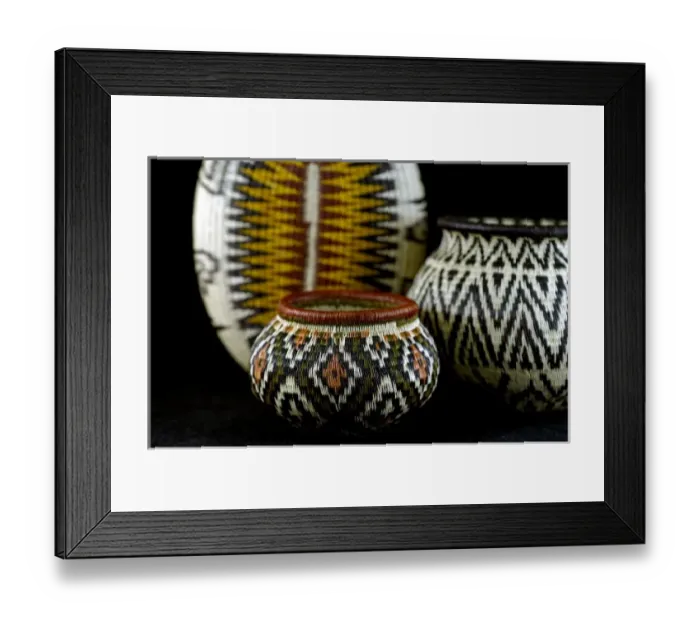 Framed Print : Latin America, Panama, Panamanian arts & crafts. Traditional Embera Indian baskets Framed Print : Latin America, Panama, Panamanian arts & crafts. Traditional Embera Indian baskets