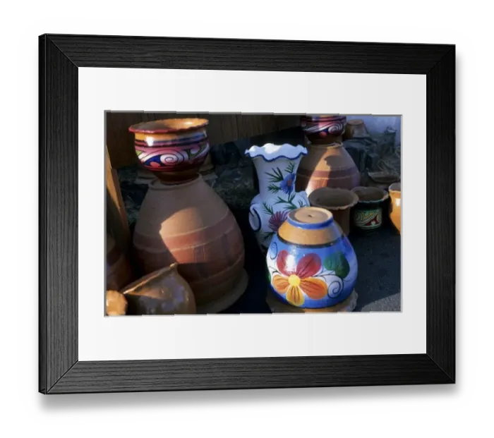 Framed Print : Pottery in market Panama City, Panama Framed Print : Pottery in market Panama City, Panama