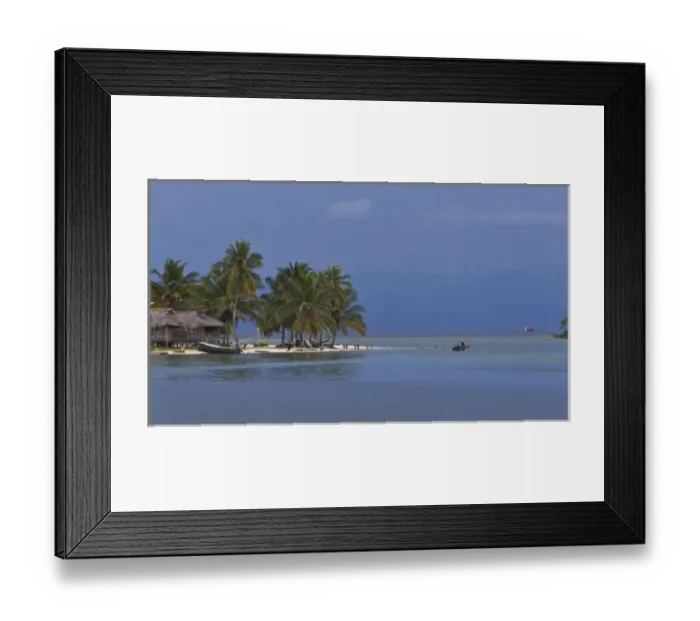 Framed Print : Panama. San Blas Islands off the northern coast of Panama Framed Print : Panama. San Blas Islands off the northern coast of Panama