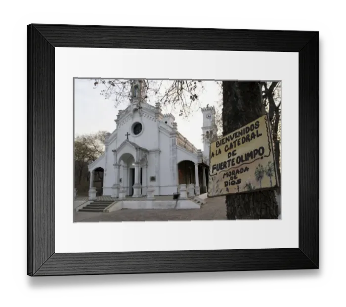 Framed Print : Catedral de Maria Auxiliadora. Fuerte Olimpo, formerly Fuerte Borbon, its a city Framed Print : Catedral de Maria Auxiliadora. Fuerte Olimpo, formerly Fuerte Borbon, its a city
