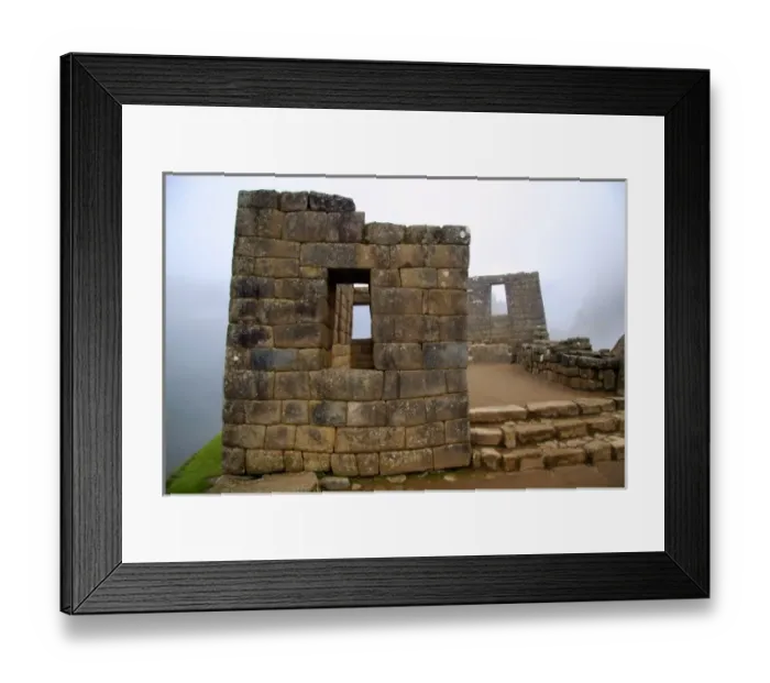 Framed Print : Americas, Peru, Machu PIcchu. The ancient citadel of Machu Picchu, a UNESCO World Heritage Site