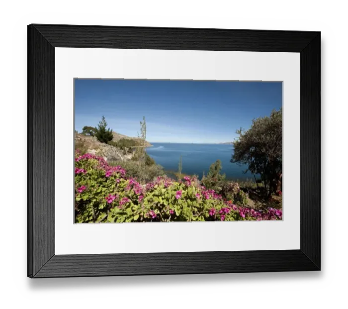 Framed Print : Peru, Lake Titicaca. Suasi Island Lodge Framed Print : Peru, Lake Titicaca. Suasi Island Lodge