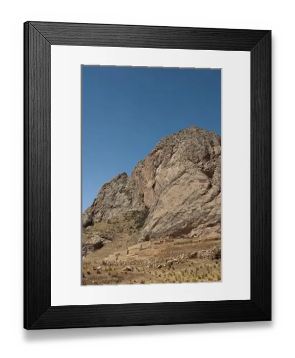 Framed Print : Peru, Pukara. Inca ruins in Pukara
