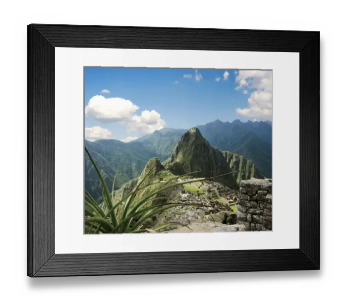 Framed Print : Peru, Machu Picchu, the ancient lost city of the Inca Framed Print : Peru, Machu Picchu, the ancient lost city of the Inca