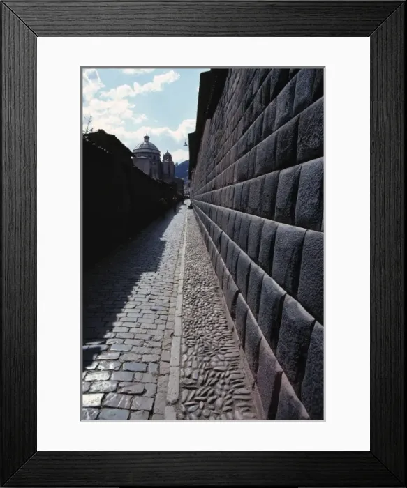 Framed Print : South America, Peru, Cuzco. These careful patterns of stone intersect at the Inca Wall in Cuzco Framed Print : South America, Peru, Cuzco. These careful patterns of stone intersect at the Inca Wall in Cuzco