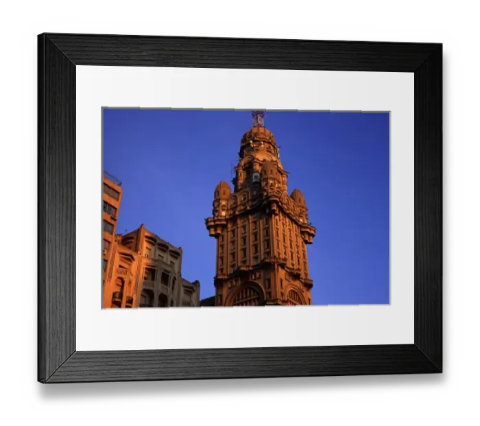 Framed Print : Montevideo, Uruguay, The Palacio Salvo on Plaza Independencia, Montevideos tallest building Framed Print : Montevideo, Uruguay, The Palacio Salvo on Plaza Independencia, Montevideos tallest building