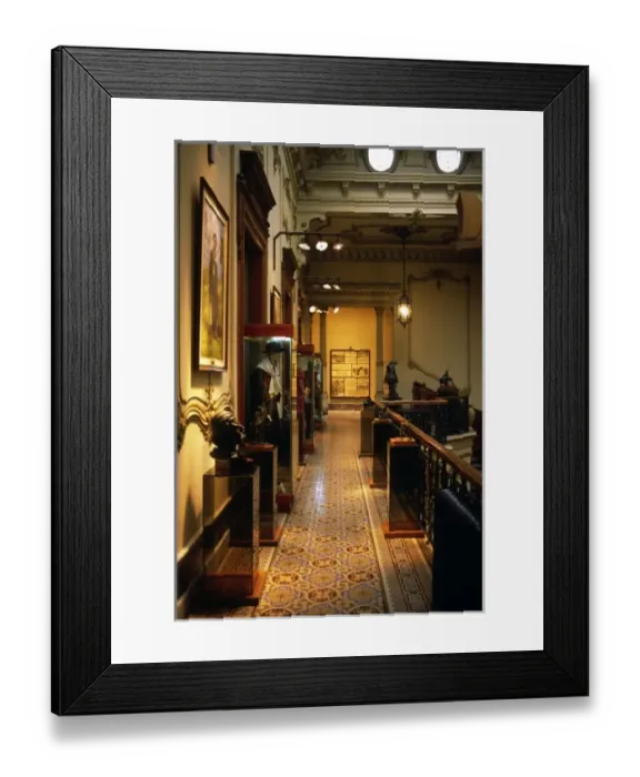 Framed Print : Montevideo, Uruguay, Interior of the Museo del Gaucho y de la Moneda or Museum of the Gaucho