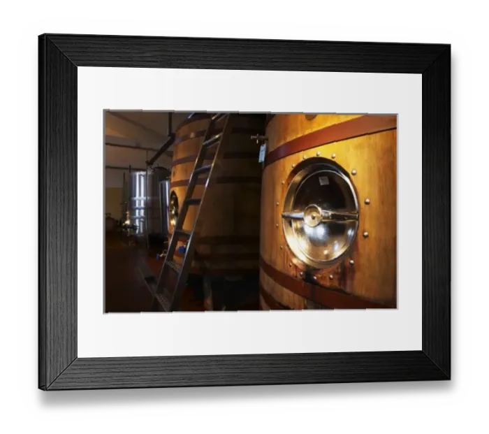 Framed Print : Wooden fermentation tanks Bodega Bouza Winery, Canelones, Montevideo, Uruguay, South Framed Print : Wooden fermentation tanks Bodega Bouza Winery, Canelones, Montevideo, Uruguay, South