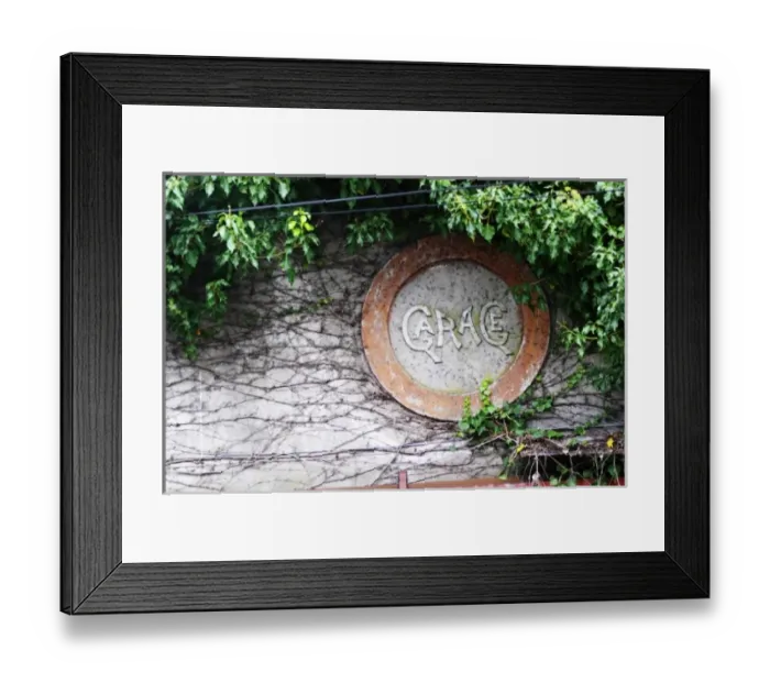 Framed Print : Sign saying Garage. Bodega Vinos Finos H Stagnari Winery, La Puebla, La Paz, Canelones Framed Print : Sign saying Garage. Bodega Vinos Finos H Stagnari Winery, La Puebla, La Paz, Canelones
