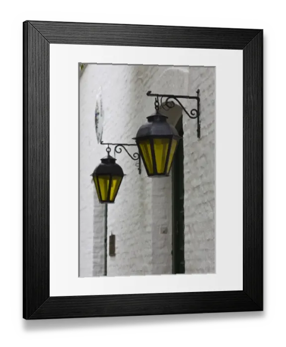 Framed Print : Uruguay, Colonia Department, Colonia del Sacramento. Streetlights Framed Print : Uruguay, Colonia Department, Colonia del Sacramento. Streetlights