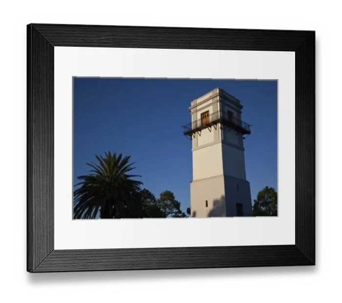 Framed Print : URUGUAY, Maldonado Department, Maldonado. Plaza de la Torre del Vigia, colonial watchtower, morning Framed Print : URUGUAY, Maldonado Department, Maldonado. Plaza de la Torre del Vigia, colonial watchtower, morning