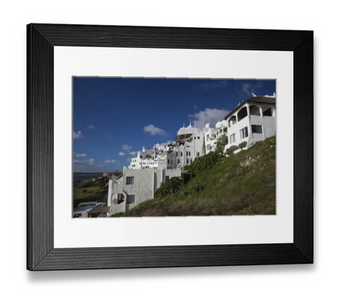 Framed Print : Uruguay, Maldonado Department, Punta Ballena. Casapueblo, hotel and art gallery of
