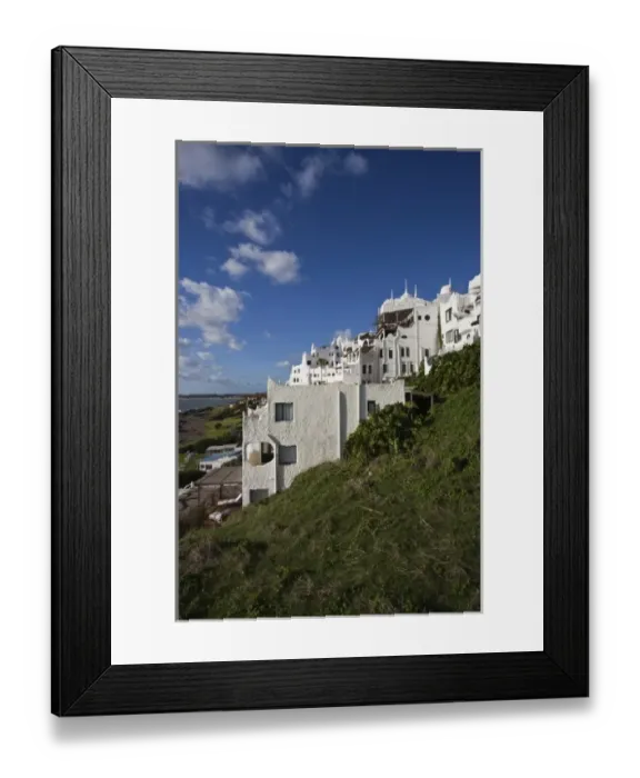 Framed Print : Uruguay, Maldonado Department, Punta Ballena. Casapueblo, hotel and art gallery of Framed Print : Uruguay, Maldonado Department, Punta Ballena. Casapueblo, hotel and art gallery of