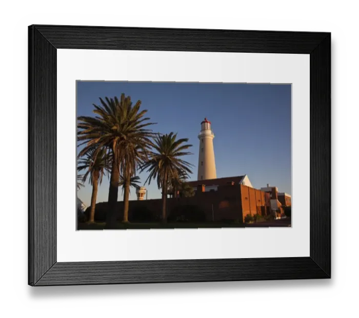 Framed Print : Uruguay, Maldonado Department, Punta del Este. Town lighthouse, sunset Framed Print : Uruguay, Maldonado Department, Punta del Este. Town lighthouse, sunset