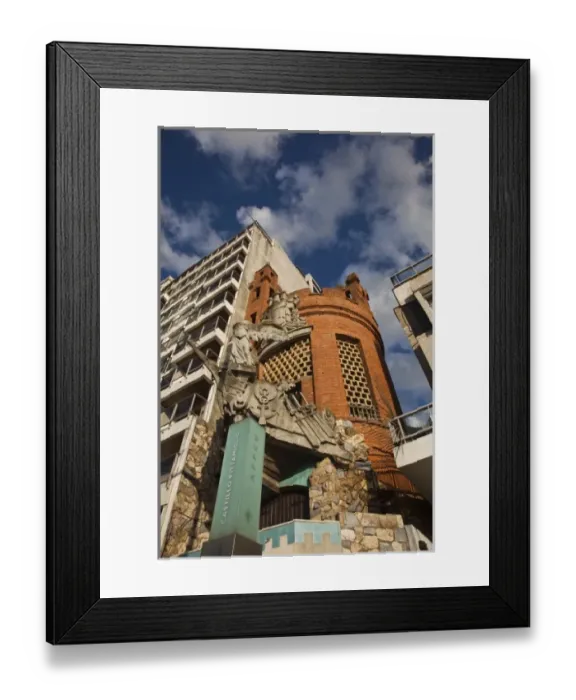 Framed Print : Uruguay, Montevideo Department, Montevideo. Castillo Pittamiglio, built by architect Framed Print : Uruguay, Montevideo Department, Montevideo. Castillo Pittamiglio, built by architect