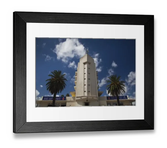 Framed Print : Uruguay, Montevideo Department, Montevideo. Puerto de Buceo Yacht Club building